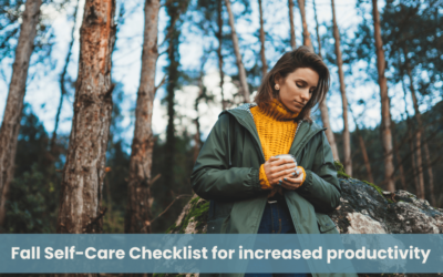 How this self-care checklist maximizes productivity this fall